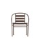 Emma and Oliver Metal Restaurant Dining Stack Chair with Aluminum Slats